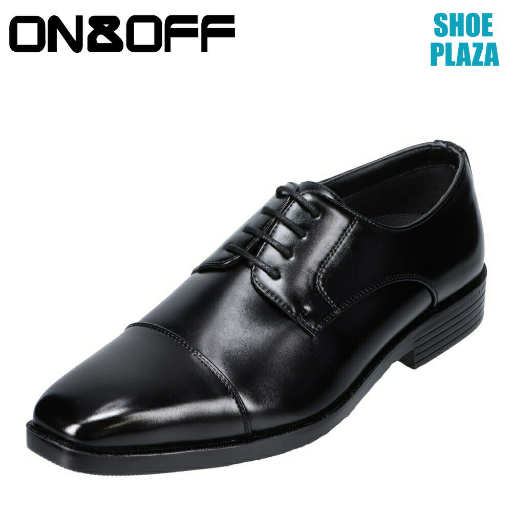 オンアンドオフ ON&OFF BK1611 メンズ靴 靴 シューズ 4E相当 ビジネスシューズ 幅広 4E 防水 雨の日 雪の日 小さいサイズ対応 大きいサイズ対応 ブラック SP