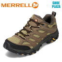 メレル MERRELL 500247 メンズ靴 靴 シューズ 2E相当 アウトドアシューズ スポーツ キャンプ トレッキング 防水 軽量 耐久性 グリップ力 ローカットスニーカー 人気 ブランド カーキ SP