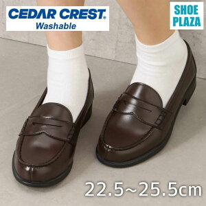 セダークレスト ウォッシャブル CEDAR CREST CC-2323 レディース カジュアルシューズ ローファー 洗える 丸洗い 抗菌 防臭 ゆったり 抗菌 防臭 ダークブラウン SP