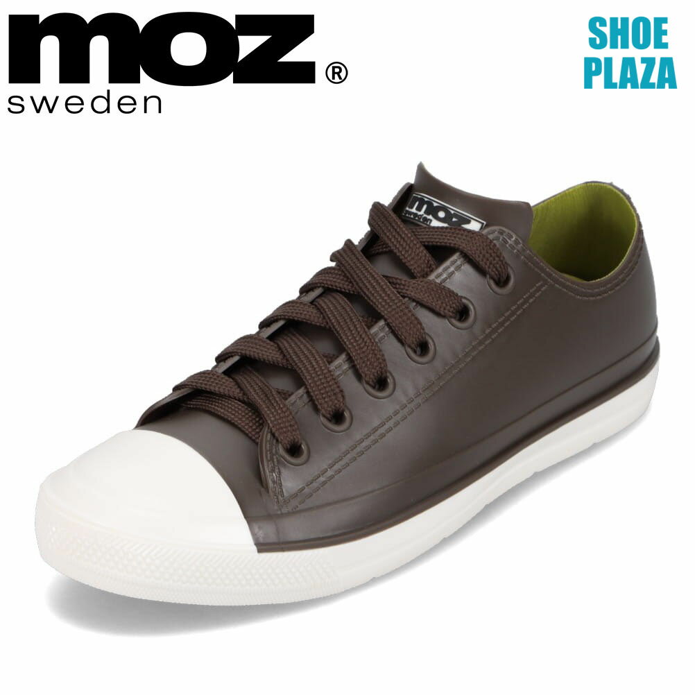 モズ スウェーデン MOZ sweden ZZB8416 レディース 靴 シューズ 2E相当 レインシューズ 防水 ローカット 雨 晴雨兼用 雨靴 雨の日 雨対策 履きやすい 歩きやすい 人気 ブランド ブラウン SP