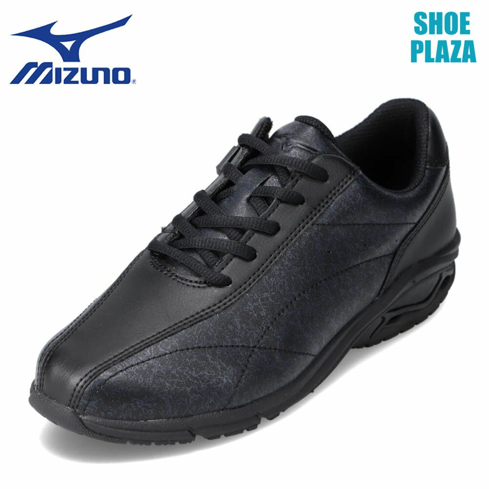 ミズノ MIZUNO B1GL220209 レディース靴 靴 シューズ 4E相当 ローカットスニーカー スポーツシューズ NS WALK 5 ウォーキング ランニング スポーツ 幅広 ウォーキング ランニング ジム 運動 人気ブランド ブラック SP