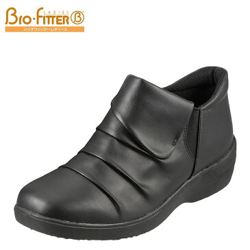 バイオフィッター レディース Bio Fitter スリッポン BFL-3012 レディース 靴 シューズ 3E相当 スリッポン 防水 ローカット カジュアル 滑りにくい 保温 あったか 履きやすい 幅広 ゆったり ブラック×スムース TSRC