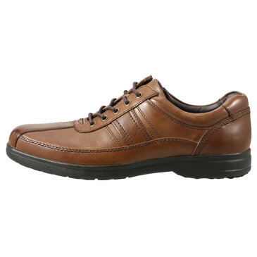 フレッシュゴルフ Fresh Golf コンフォートシューズ FG734 メンズ靴 靴 シューズ 4E相当 カジュアルシューズ 本革 軽量 幅広 ローカット レースアップ 小さいサイズ対応 24.5cm ブラウン TSRC