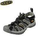 キーン KEEN レディース サンダル 1008448 WHISPER ウィスパー スポーツサンダル レディース靴 靴 シューズ スポサン 軽量 アウトドア キャンプ レジャー フェス ウォーターシューズ ブランド 人気 大きいサイズ対応 ブラック TSRC