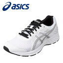 アシックス asics メンズシューズ 1011A625.101 M メンズ靴 4E相当 メンズランニングシューズ 4E 幅広 レセント SW11 小さいサイズ対応 大きいサイズ対応 ホワイト×ブラック TSRC