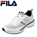 フィラ FILA FC-2206 メンズ靴 3E相当 スポーツシューズ ランニングシューズ Vincitore 大きいサイズ対応 ホワイト×ブラック TSRC