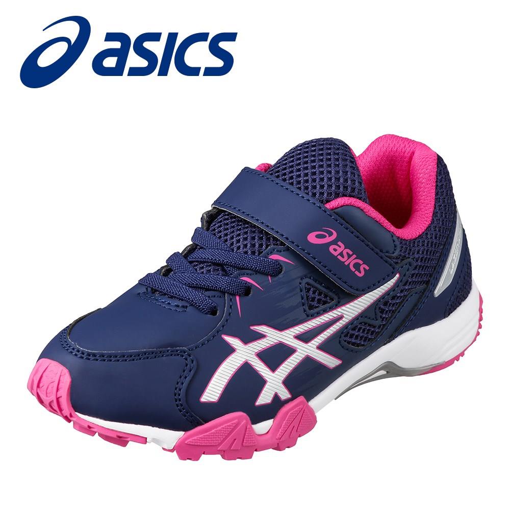 アシックス asics 1154A032 キッズ靴 2E相当 ジュニアスニーカー 速く走れる カラフル 人気 ブランド ネイビー×シルバー TSRC