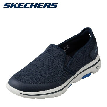 スケッチャーズ SKECHERS 55510 メンズ靴 スポーツシューズ ウォーキングシューズ GOwalk 5 小さいサイズ対応 大きいサイズ対応 NVY TSRC