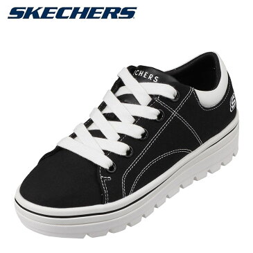スケッチャーズ SKECHERS 74100 レディース靴 靴 シューズ スニーカー 厚底 厚めソール Street Cleat 大きいサイズ対応 ブラック TSRC