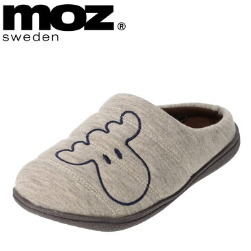 モズ スウェーデン MOZ sweden MOZ-2192 レディース靴 靴 シューズ 2E相当 サンダル ルームシューズ スリッパ 室内用 ふかふか 心地いい お家時間 おうち時間 グレー TSRC