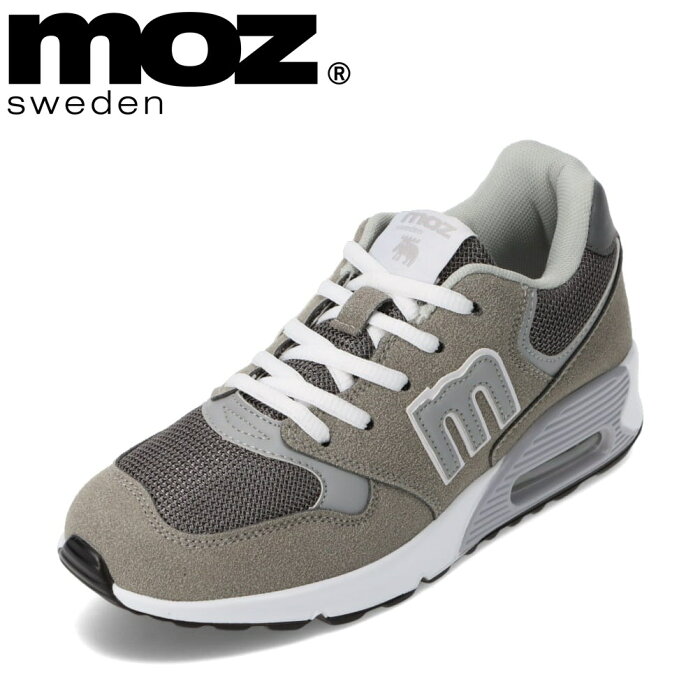 モズ スウェーデン MOZ sweden MOZ-110 レディース靴 靴 シューズ 2E相当 スニーカー レトロ クラシック エアインソール クッション性 人気 ブランド グレー TSRC