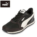 プーマ PUMA 385510.11L レディース靴 靴 シューズ 2E相当 ローカットスニーカー スポーツシューズ ST ランナー V3 メッシュ JR ウォーキング ランニング ジム 運動 人気 ブランド ブラック×ホワイト TSRC