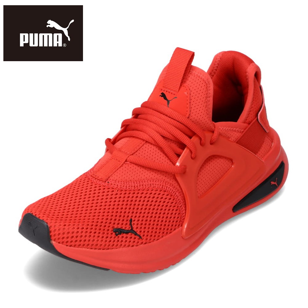 プーマ PUMA 377048.02M メンズ靴 靴 シューズ 2E相当 ランニングシューズ スポーツシューズ SOFTRIDE エンゾ Evo ローカットスニーカー ウォーキングシューズ ジム 運動 ジョギング 人気 ブランド レッド×ブラック TSRC