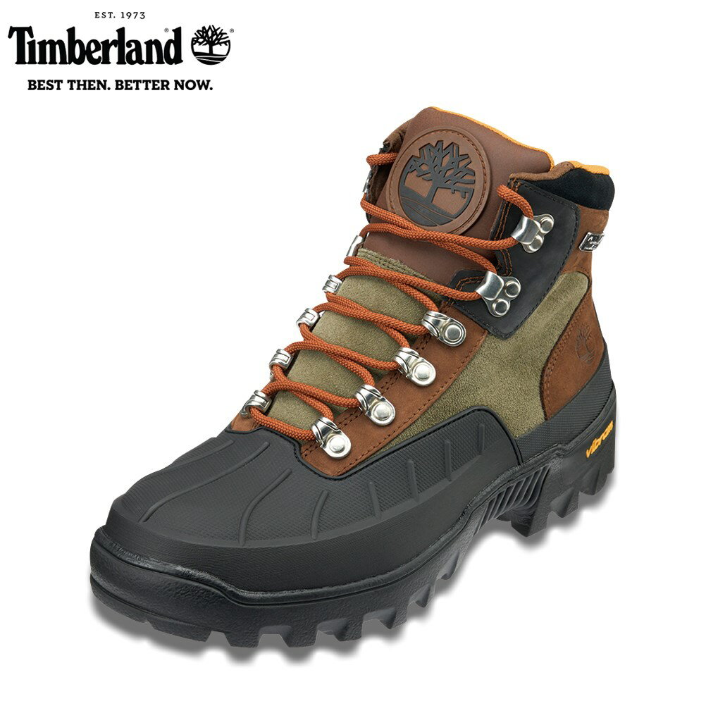 ティンバーランド Timberland TIMB A5MD7 メンズ靴 靴 シューズ 2E相当 アウトドアブーツ ショートブーツ 防水 Vibram EuroHiker WP ウォータープルーフ ブランド 人気 登山 ハイキング レジャー キャンプ アウトドア ダークブラウン TSRC