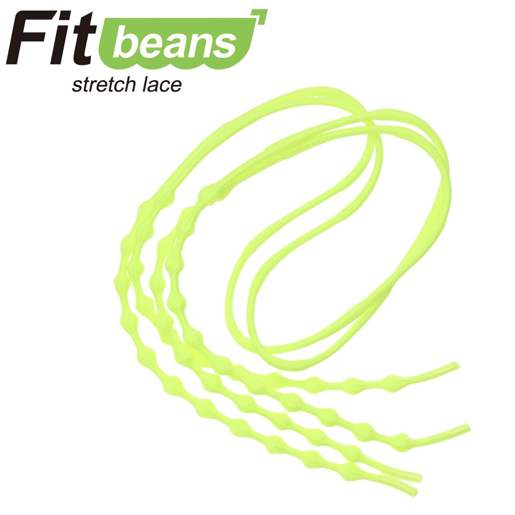 【全品P10倍！4日&5日20:00～4H限定】フィットビーンズ Fitbeans FBS-P1175 靴 シューズ 結ばない 靴ひも シューレース 動きやすい 履きやすい フィット 靴紐 おしゃれ カラフル スポーツ ランニング ウォーキング ジム ゴルフ 運動 イエロー TSRC