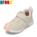 イフミー IFME 30-3413 3E相当 キッズスニーカー キッズシューズ 子供 女の子 インソール 高機能 人気 ブランド ローカットスニーカー ベージュ TSRC