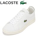 【全品P15倍!15日00:00~26H限定】ラコステ LACOSTE 45SFA0021 レディース靴 靴 シューズ E相当 スニーカー ローカットスニーカー 鹿の子素材 コートスニーカー ロゴ 人気 ブランド ホワイト×グリーン TSRC