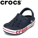 【全品P10倍！24日&25日20:00～4H限定】クロックス crocs 207019 キッズ靴 子供靴 靴 シューズ 2E相当 サンダル クロッグサンダル 軽量 クッション性 丸洗い 人気 ブランド ネイビー TSRC