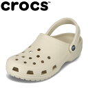 【全品P10倍！9日&10日20:00～4H限定】クロックス crocs 10001.W.2 レディース靴 靴 シューズ 3E相当 サンダル クロッグサンダル 軽量 クッション性 丸洗い 人気 ブランド アイボリー