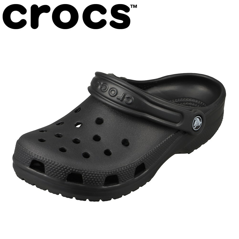 【全品P10倍！9日&10日20:00～4H限定】クロックス crocs 10001.M メンズ靴 靴 シューズ 3E相当 サンダル クロッグサンダル 軽量 クッション性 丸洗い 人気 ブランド ブラック