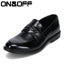 【全品P5倍!6日〜9日まで】オンアンドオフ ON&OFF 926 メンズ靴 靴 シューズ 4E相当 ビジネスシューズ ローファー 幅広 スリッポン 屈曲性 歩...