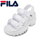 FILA Disruptor SD Puffy x BE:FIRST サンダル レディース スポーツサンダル スポサン ブランド 人気 USS23021-125 ホワイト TSRC