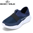 ボディワイルド BODY WILD BMH1541 メンズ靴 靴 シューズ 3E相当 スニーカー 2WAY キックバック 軽量 軽い シンプル 定番 人気 ネイ...