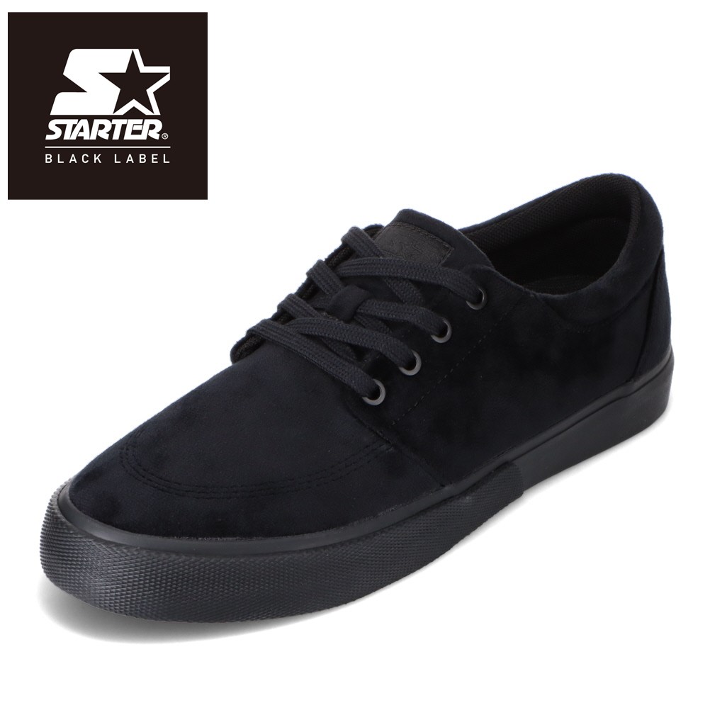 スターター STARTER STR-0013 メンズ靴 靴 シューズ 2E相当 スニーカー クッション性 シンプル 定番 人気 ブランド ブラック×スエード TSRC