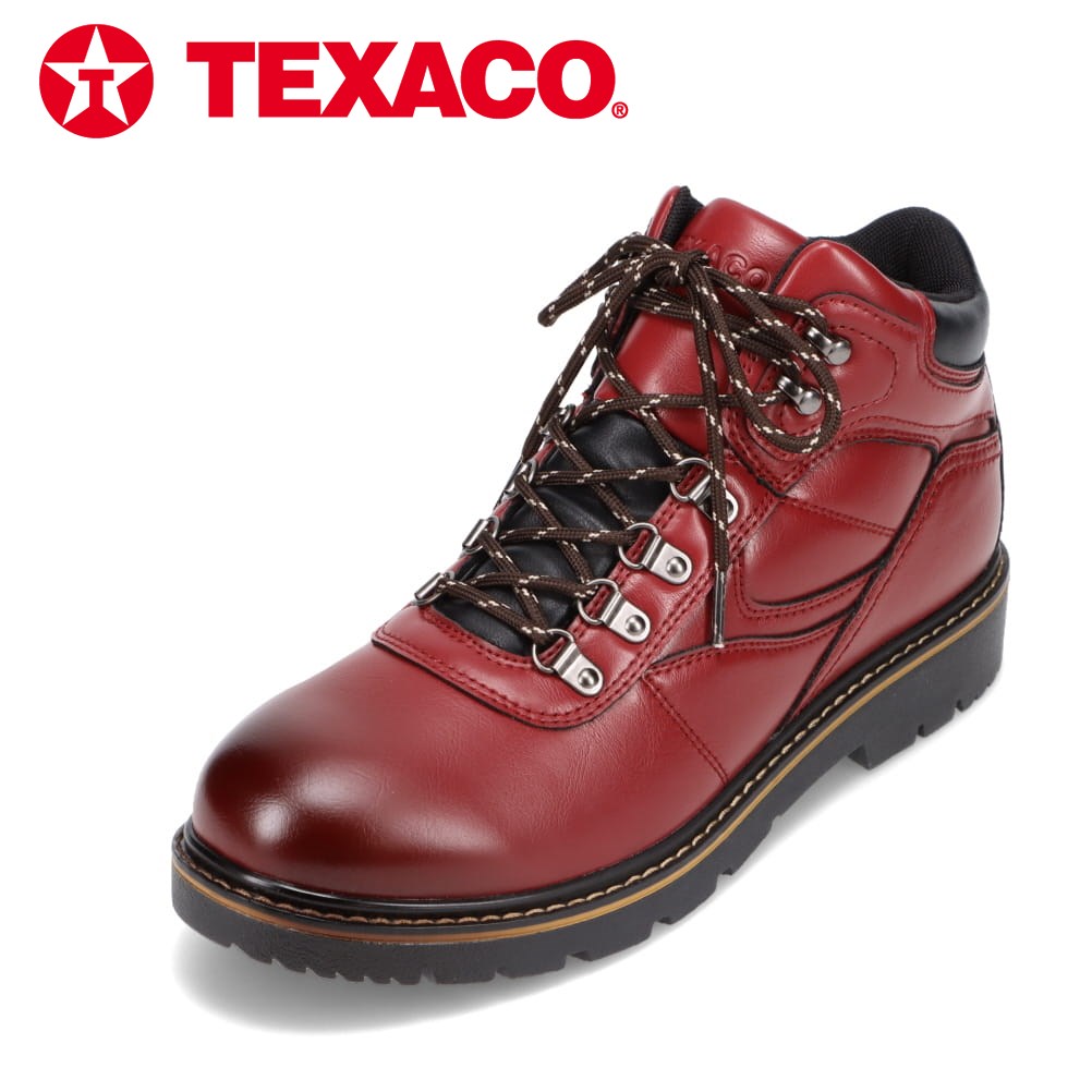 テキサコ TEXACO TXC571 メンズ靴 靴 シューズ 3E相当 ショートブーツ 防水 防滑 晴雨兼用 インソール 歩きやすい 人気 ブランド レッド TSRC