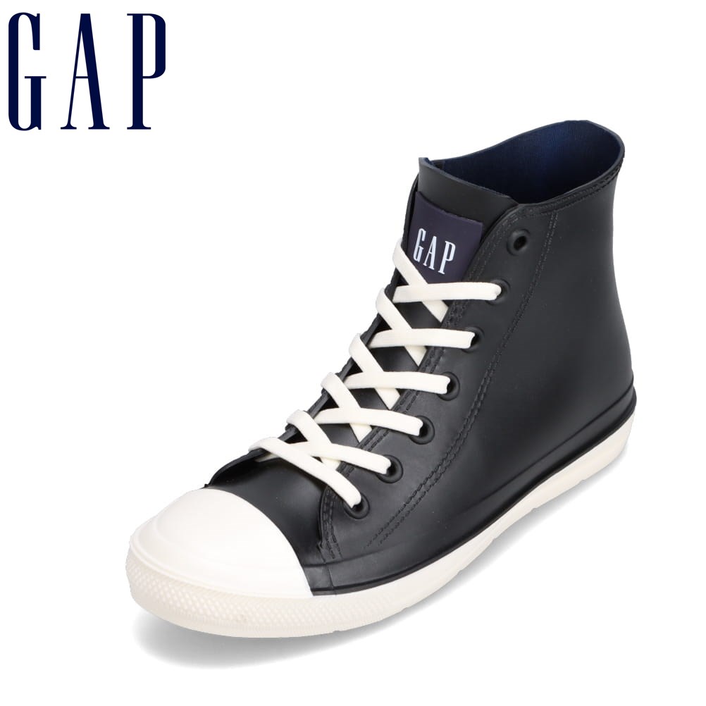 ギャップ GAP GPL22355CW レディース靴 靴 シューズ 3E相当 レインシューズ 防水シューズ ゴム 履きやすい 定番 シンプル 人気 ブランド ブラック×ホワイト TSRC