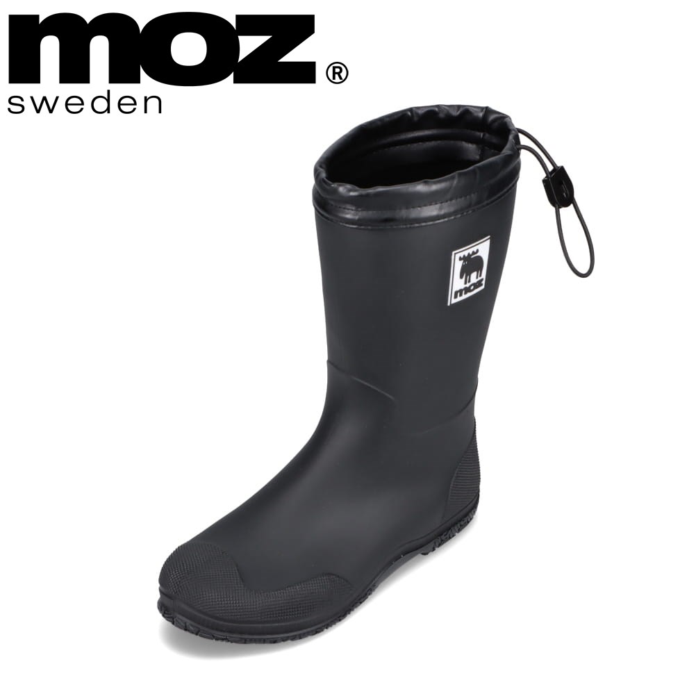 モズ ブーツ レディース モズ スウェーデン MOZ sweden MOZ-8316 レディース靴 靴 シューズ 2E相当 レインブーツ 防水ブーツ 長靴 折り畳み 携帯用 持ち運び シンプル スタイリッシュj 人気 ブランド ブラック TSRC