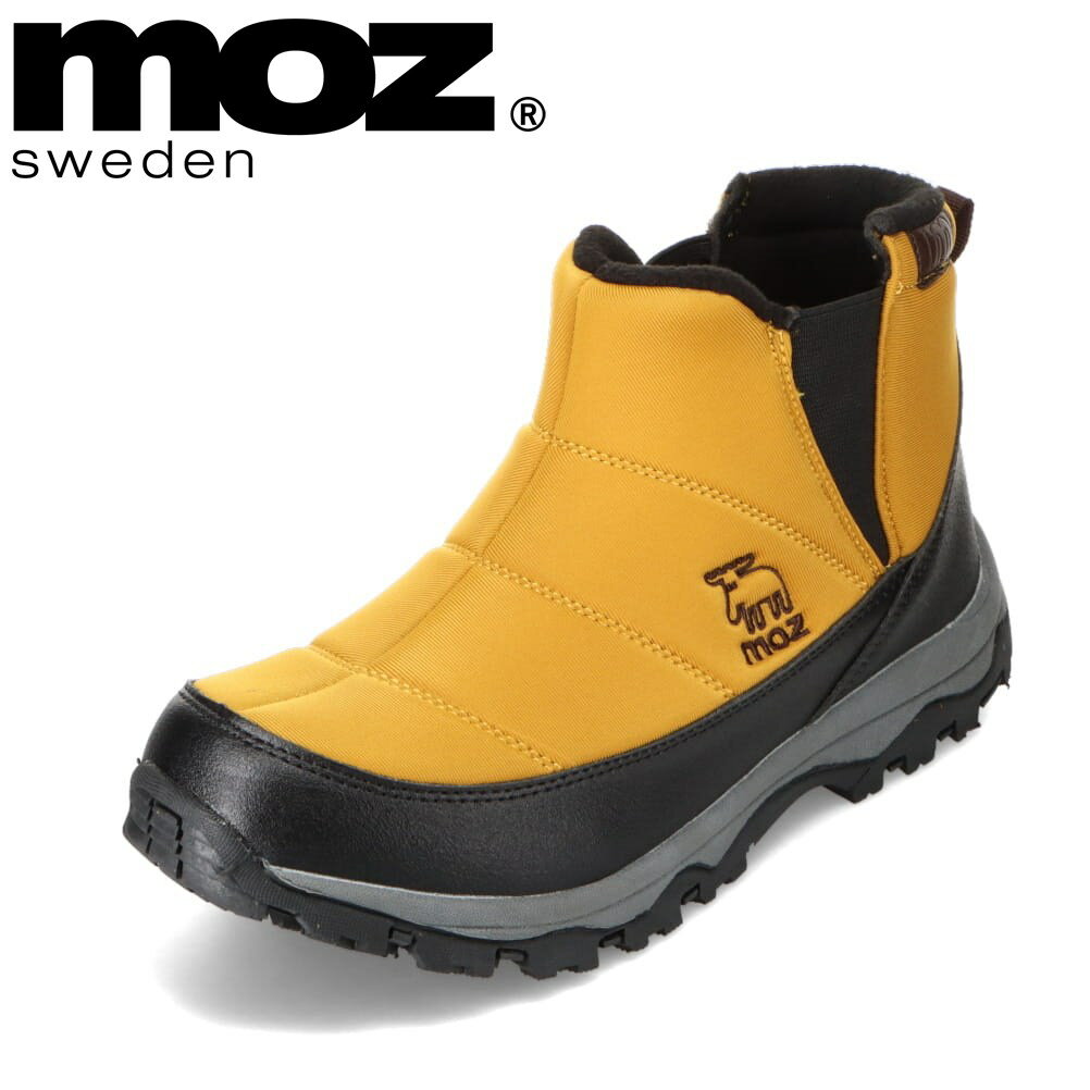 モズ スウェーデン MOZ sweden 3671 メンズ靴 靴 シューズ 2E相当 ショートブーツ 防水ブーツ サイドゴア アウトドア キャンプ 人気 ブランド マスタード TSRC