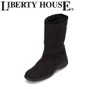 リバティーハウス リバティハウス LibertyHouse LH-161 レディース靴 靴 シューズ 3E相当 ブーツ 防水ブーツ ウィンターブーツ Gore-tex ゴアテックス グリップ力 防滑 高機能 シンプル ブラック×ブラック TSRC