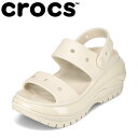 クロックス crocs CR207989.W レディース靴 靴 シューズ 3E相当 サンダル スポーツサンダル スポサン スリッパ 厚底 ボリュームソール クッ...