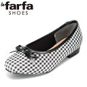 【全品P15倍!10日00:00〜26H限定】ラファーファ la farfa LF-8401 レディース靴 靴 シューズ 4E相当 リボンパンプス バレエシュー...