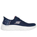 チヨダ スケッチャーズ SKECHERS 124823 レディース靴 靴 シューズ 2E ローカットスニーカー ウォーキングシューズ GOWALKFLEX-EVA 軽量 軽い クッション性 ストレッチ ネイビー TSRC