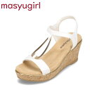 【全品P10倍!10日00:00〜26H限定】マシュガール masyugirl mg2024-4E レディース靴 靴 シューズ 4E相当 サンダル ウェッジサン...