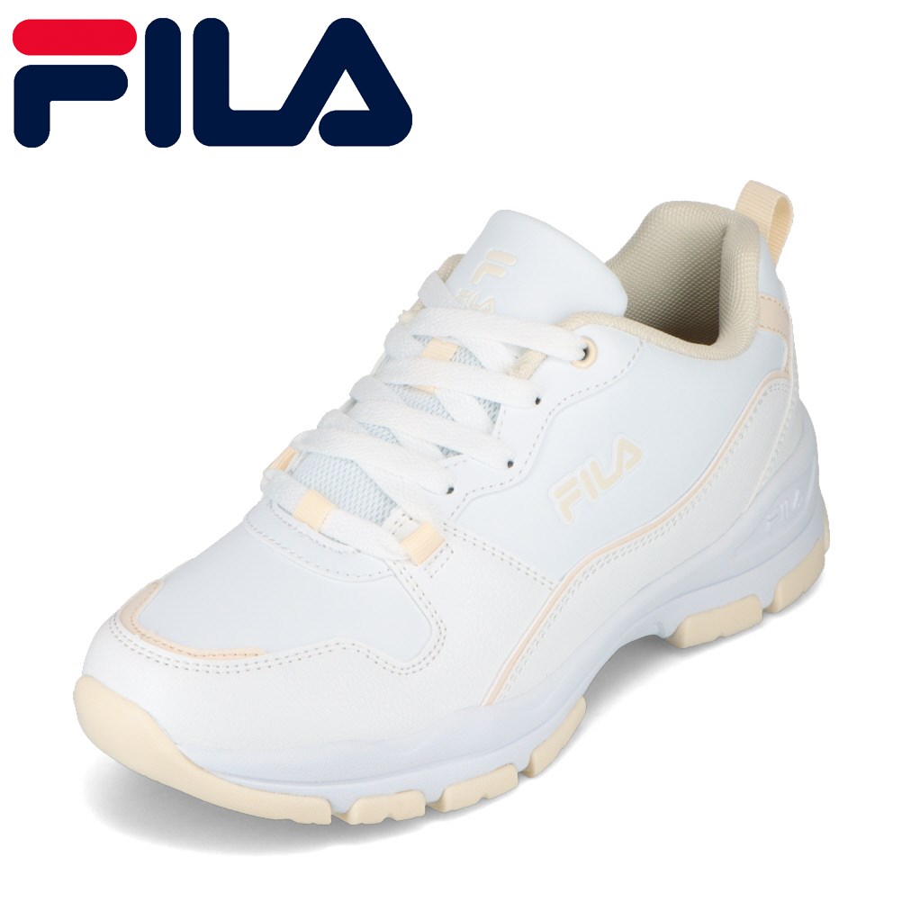 フィラ FILA FC-5241WWHBG レディース靴 靴 シューズ スニーカー 厚底 ボリュームソール トレンド シンプル 人気 ブランド ホワイト×ベージュ TSRC