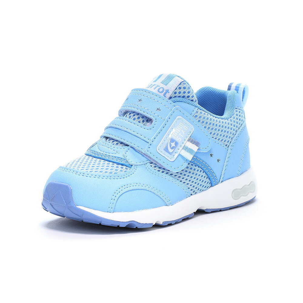 キャロット Carrot CR C2146 T キッズ靴 子供靴 靴 シューズ 3E相当 スニーカー キッズスニーカー 運動靴 速乾 メッシュ Ag+ 抗菌 防臭 銀イオン 幅広 ワイド ライトブルー TSRC