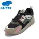カルフ KARHU KH804174 メンズ靴 靴 シューズ スニーカー ローカット フュージョン2.0 レースアップ ロゴ 軽量 ランニング スポーツ ブラック×グリーン TSRC