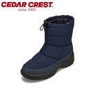 ブーツ スノーブーツ 防水 中綿 カジュアル シンプル セダークレスト CEDAR CREST CC-9762 メンズ靴 靴 シューズ 3E相当 ネイビー TS...