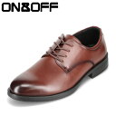 オンアンドオフ ON&OFF 761 メンズ 靴 シューズ 4E相当 ビジネス シューズ 革靴 防水 軽量 柔らかい 屈曲性 4E 幅広 オフィス 通勤 冠婚葬...