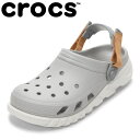 クロックス crocs 208776.M メンズ靴 靴 シューズ 3E相当 サンダル ルーム シューズ スリッパ 室内履き 柔らかい 痛くない フィット感 人気 ブランド グレー TSRC