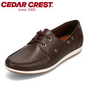 セダークレスト CEDAR CREST CC-1917 メンズ靴 靴 シューズ 2E相当 カジュアル シューズ レザー 革靴 スリッポン デッキシューズ 消臭 ...