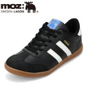モズ スウェーデン MOZ sweden 5223 メンズ靴 靴 シューズ 2E相当 スニーカー 軽量 柔らか クッション インソール ローカットスニーカー カジュアル ブラック TSRC