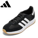 【25日まで毎日4H限定★P10倍】アディダス adidas IH8585 メンズ靴 靴 シューズ 2E スニーカー 軽量 RUN 72 M クッション性 屈曲性 ローカットスニーカー 人気 ブランド ブラック×ホワイト TSRC