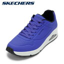 【全品P15倍!15日00:00~24H限定】スケッチャーズ SKECHERS 52458 メンズ靴 靴 シューズ 2E スニーカー UNO - STAND ON AIR エアクッション 低反発 ローカットスニーカー 人気 ブランド ブルー TSRC