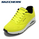 【25日まで毎日4H限定★P10倍】スケッチャーズ SKECHERS 52458 メンズ靴 靴 シューズ 2E スニーカー UNO - STAND ON AIR エアクッション 低反発 ローカットスニーカー 人気 ブランド イエロー TSRC