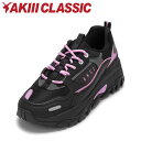 アキクラシック AKIII CLASSIC AKC0003-BLM レディース靴 靴 シューズ 2E相当 スニーカー ダッド シューズ 厚底 ボリュームソール ...