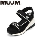ムーム MUUM MM5273 レディース靴 靴 シューズ サンダル スポーツ スポサン 厚底 面ファスナー フィット ウェッジソール ゴム 人気 ブランド ブ...